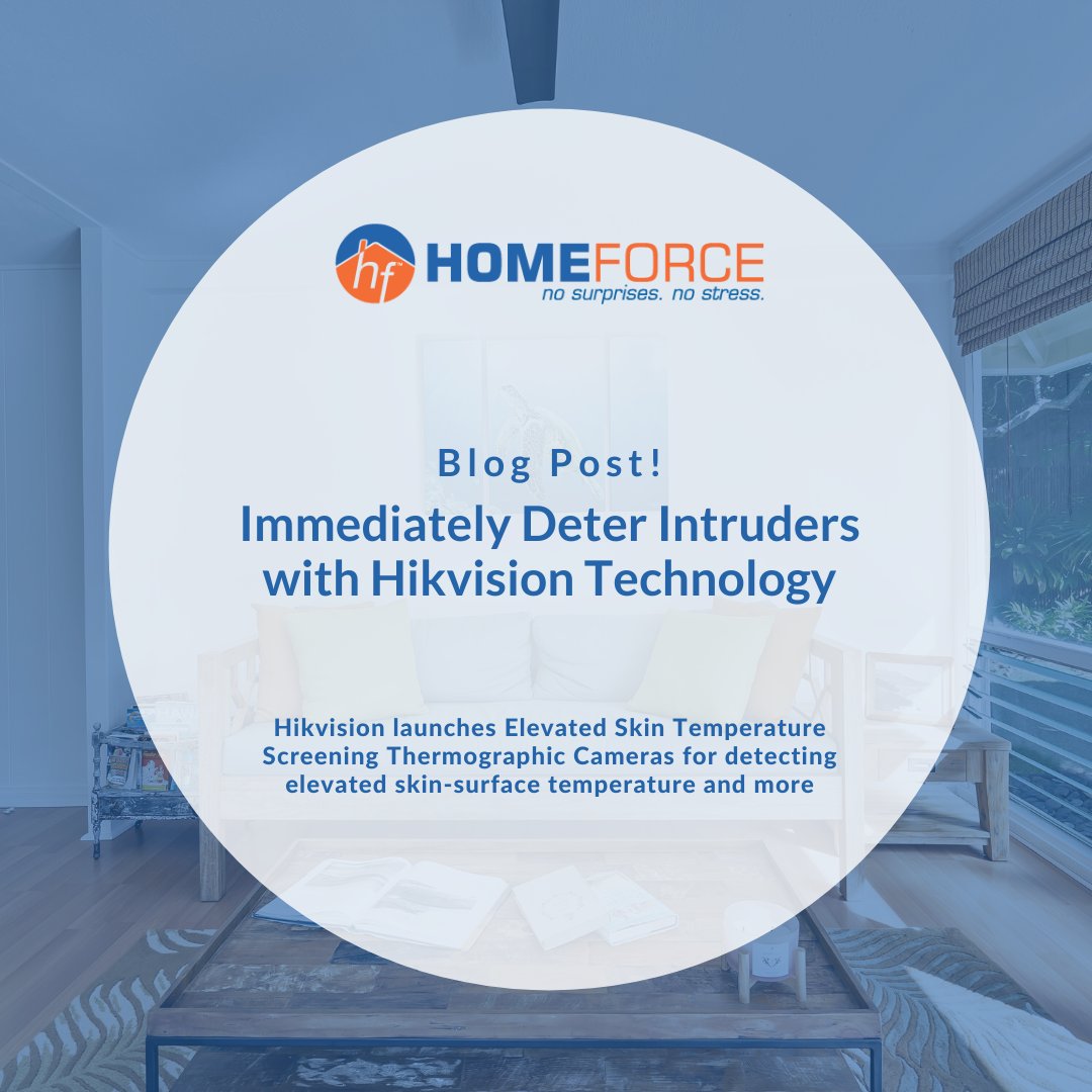 Today’s blog looks at new tech by Hikvision that allows you to spot intruders using elevated skin temperature screening technology. Read the post here - bit.ly/2ABHcTF

#homesecurity #HomeSecuritySystem #homesecuritysystem #homeautomation #homesurveillance