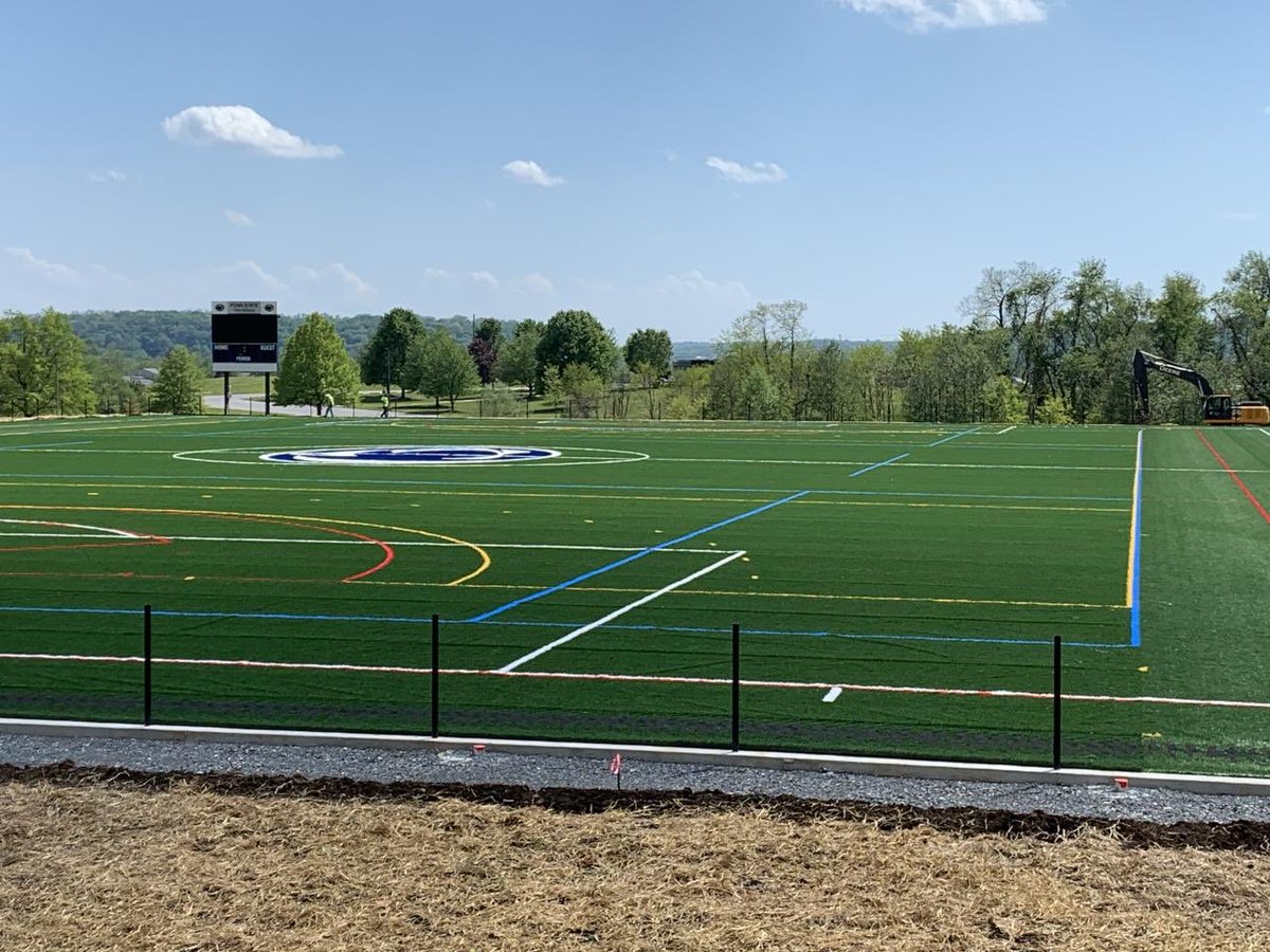 Student athletes at <a href="/PSUHarrisburg/">PennStateHarrisburg</a> will return to a new soccer field when campus reopens! We're wrapping up the new Multipurpose Turf Field - a great recreational and athletics asset for the campus and soccer enthusiasts. We can’t wait to see the athletes in action!