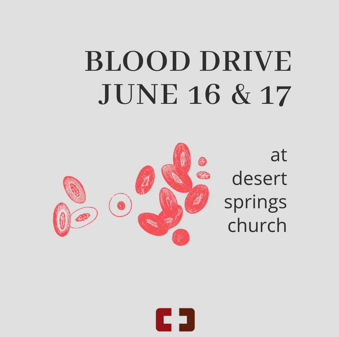 ChristChurchABQ's tweet photo. We finally have a date for donating blood as a church, in partnership with our sending church, Desert Springs. You can sign up for Tuesday, June 16, or Wednesday, June 17. Don't wait, spots will fill up fast!
https://t.co/iN9YJTr7GQ
https://t.co/iN9YJTr7GQ https://t.co/Lk8QFyyvsF