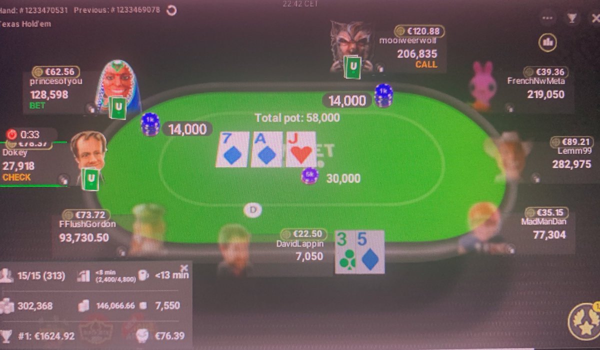 dklappin's tweet image. In the money in 2 UOS events (both HIGH) and more importantly in the points in 3! It’s not been pretty! #ShortStackNinja