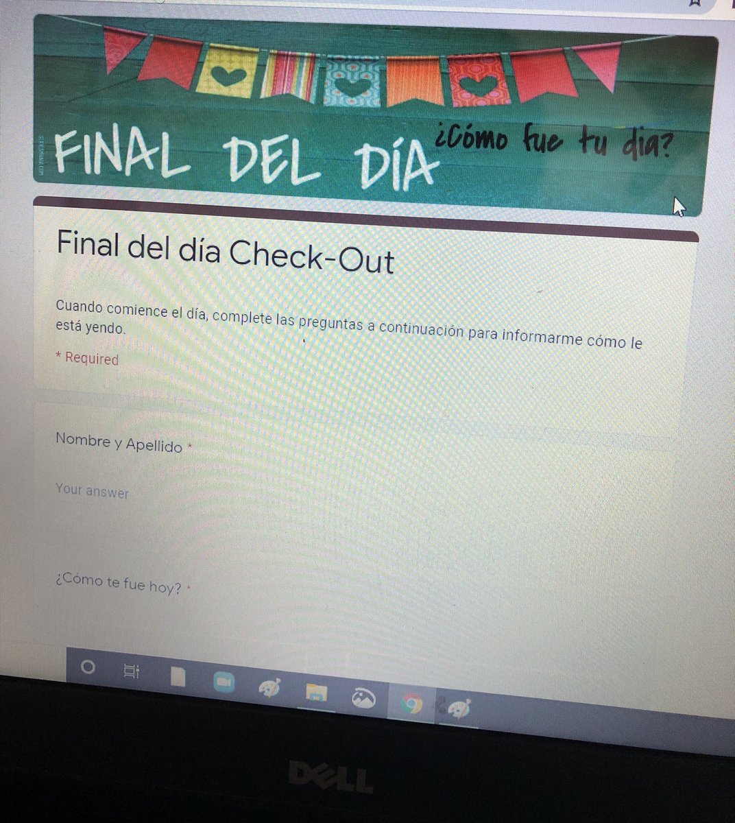 Check in and check out  google forms ready for summer school. They are very kid friendly. Bitmoji addicted. #constantlearning @FelyTeachnology @pily579 @Bitmoji @CGarza0930 @itexaseducator