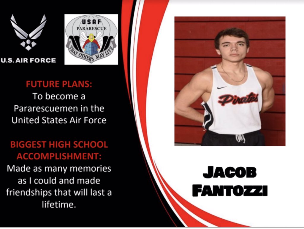 We are excited to celebrate PHS seniors!  Senior s/o today (5/20/20) is Jacob Fantozzi.  Jacob plans to become a Pararescumen in the <a href="/usairforce/">U.S. Air Force</a>.  Congrats Jacob!  #PerkinsPride🏴‍☠️ #SeniorShoutOut <a href="/2020CLASSPHS/">Perkins Seniors</a>