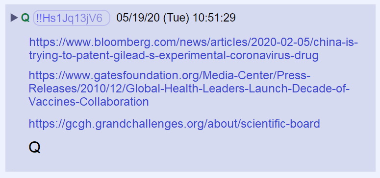 18) Q posted three links.