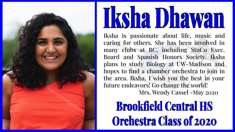 BCHS_SDE's tweet photo. "Iksha is passionate about life, music and caring for others." -Mrs. Wendy Cassel https://t.co/zvpLqtIlI2