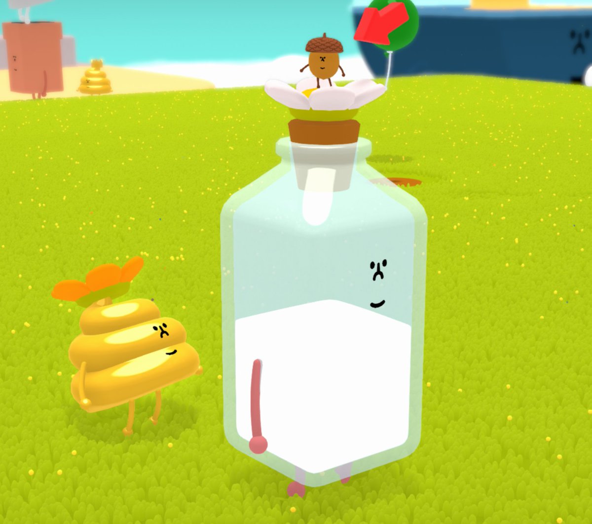 And who in Wattam are you?
Ooh it's acorn! You'll grow big and strong before you know it!