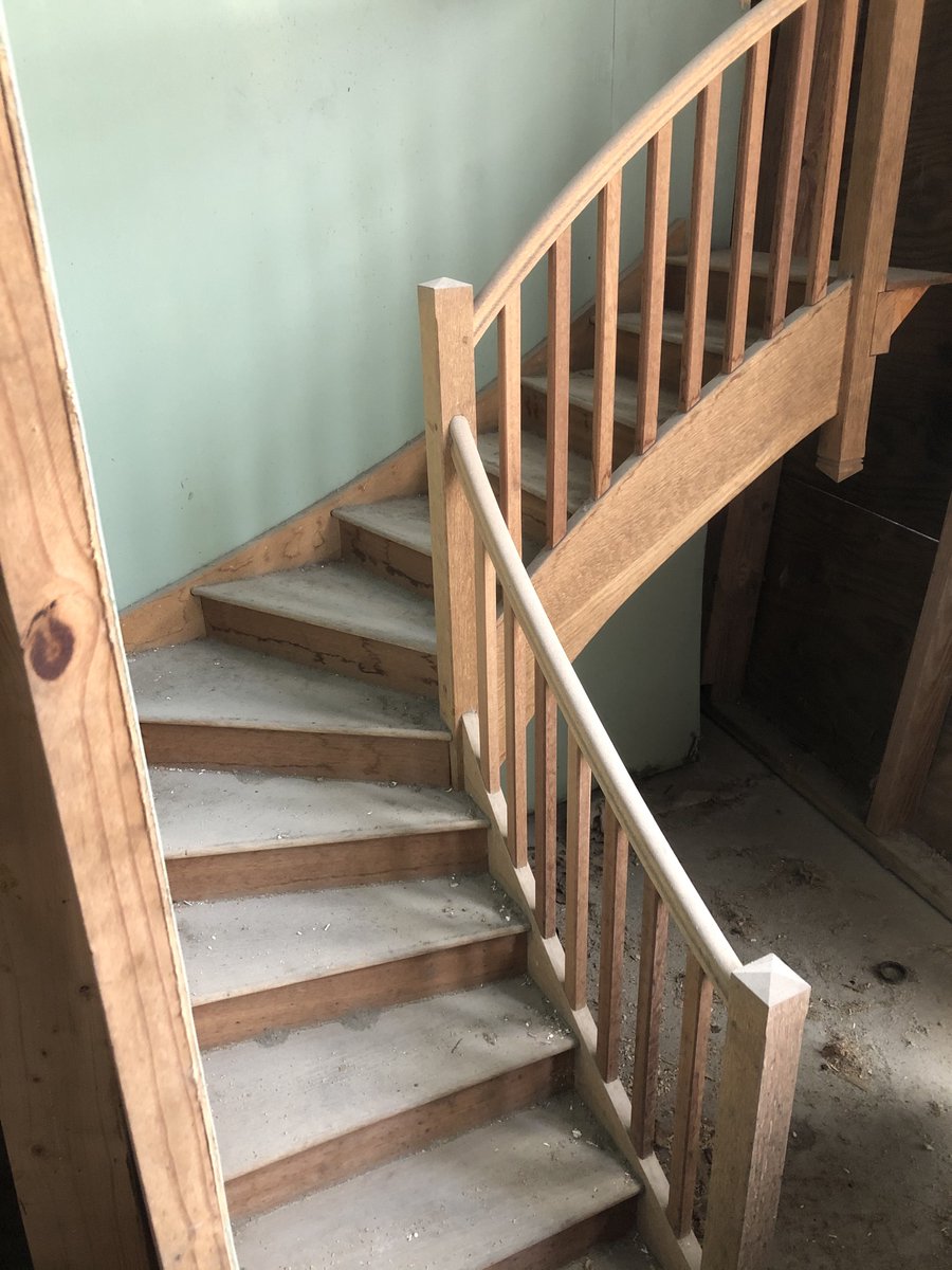 ACBACharleston's tweet photo. Sophomore timber framing students working on a half-scale staircase project. Also pictured is the juniors square rule example. The timber framing students will also be learning scribing and mirror rule. #enrollnow #college #timberframing #timberframingtools #charlestonsc https://t.co/Hp01EGAIMa