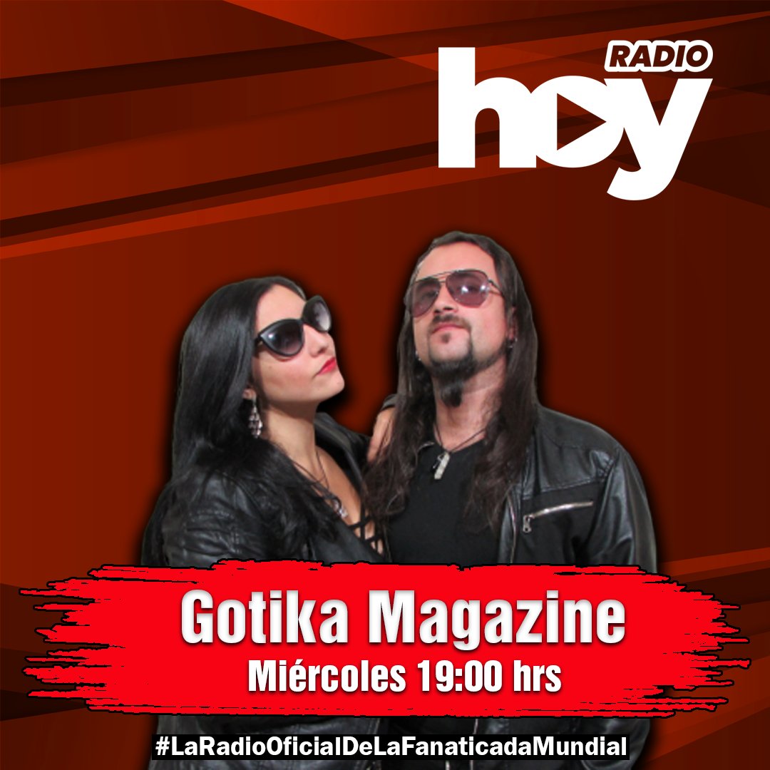 radiohoycl's tweet photo. Termina tu jornada en la compañía de la Hoy. A las 19.00 h estaremos con #GotikaMagazine; así que ¡atentos #RadioGotikos! 

Invitado de hoy: Rupert (Los Ángeles de Rupert) —Youtuber y tarotista—

Solo por https://t.co/GdRteTwbM1

#LaRadioOficialDeLaFanaticadaMundial https://t.co/uVrmVJOViI