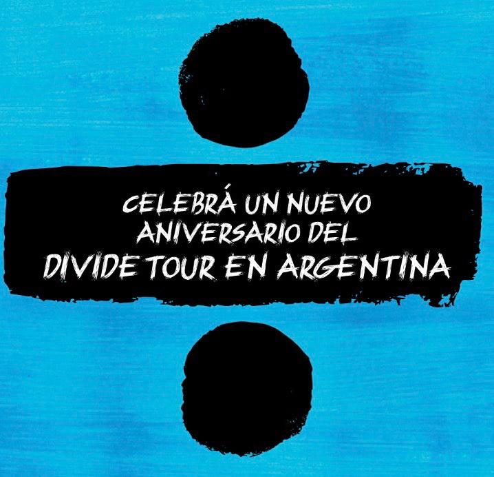 WarnerMusicArg's tweet photo. Compartí tu recuerdo de esa noche con los hashtags #YoEstuveAhí #DivideTourARG https://t.co/Dhy8qHfHHe