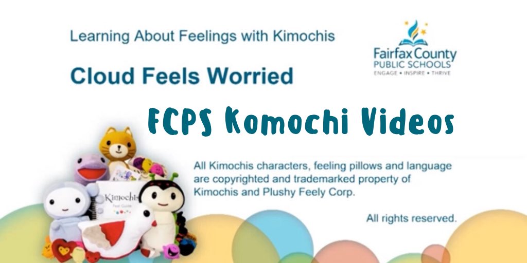 FCPS School Psychologists have been recording YouTube videos of Kimochi lessons for families to view at home to help kids learn how to identify and manage emotions in a fun way! <a href="/fcpsnews/">Fairfax Schools 🌟</a> #SocialEmotionalLearning #distancelearning youtube.com/playlist?list=…