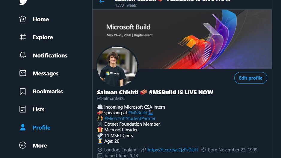 SalmanMKC's tweet image. I love this Twitter Header I found for #MSBuild! Better late than never #MSBuild2020