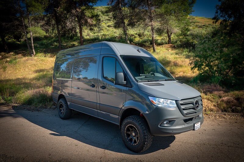 agileoffroad's tweet photo. ICON SPRINTER PARTS?! @ivdsuspension hooked the shop van up with these prototype wheels for testing. Thoughts?! #ICONequipped #wheelwednesday #smarterthandirt https://t.co/04aQ7hqeyO