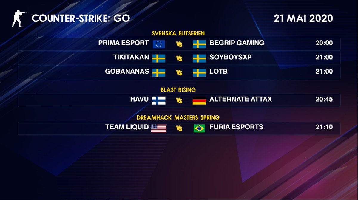 IMP_CSGO's tweet photo. Programme CS:GO du 21 mai 2020 2/2👇 https://t.co/kLx60d63RY