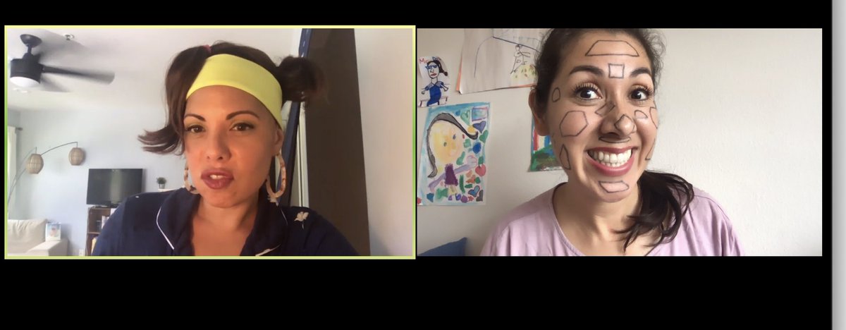 LOVE that our math lesson today was all from my face!! Thank you to Wacky Wednesday! Doing our part to educate the future with <a href="/HEdamura/">Helen Edamura</a>! #distancelearning #808educate #iolanischool