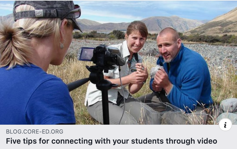 Have you been using video with your students more in the last month or so? Great tips in this blog to improve your videos! bit.ly/2LF8eMp