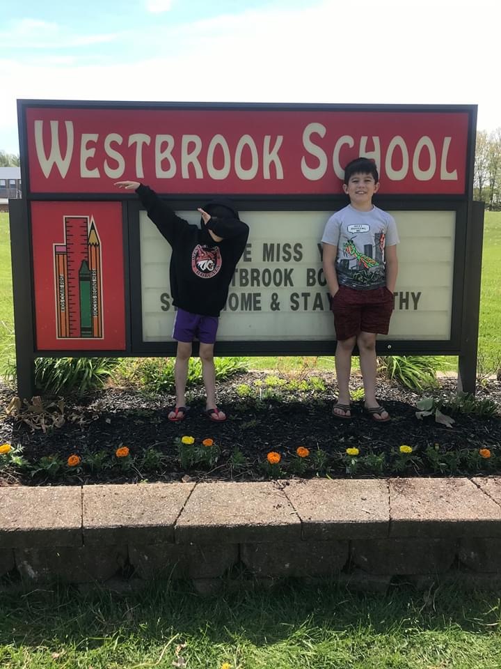A very special "Westbrook Team" took time to make our school look so beautiful &amp; cheery! We miss all of you - thank you so much to our little gardening team! ❤️ @WestMilfordSupt <a href="/daniel_novak_WM/">Daniel Novak</a> @drdana_dana