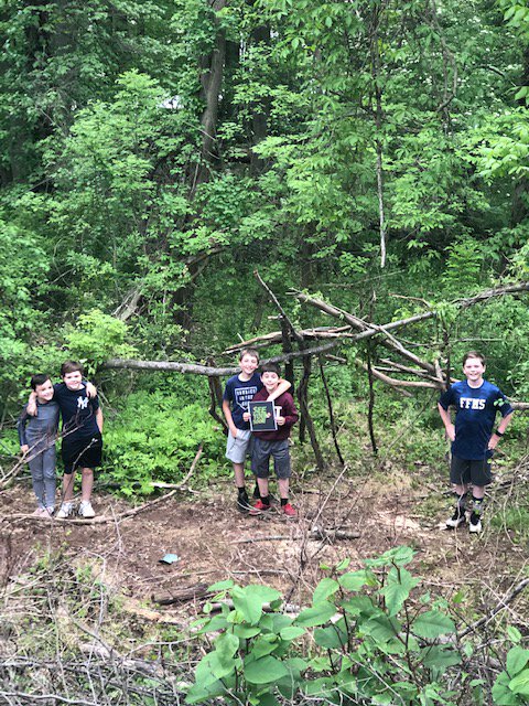 LW_PRIDE's tweet photo. #LW_PRIDE More fun with "Where is Mrs. Mariniello?" Today "I" helped build a fort, played in a tree house, baked cookies and had a sleep over!  Lakewood=Love. What else will Flat Mrs. Mariniello do with you? https://t.co/hRx7KXipxi