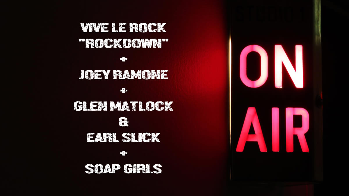 scenesussex's tweet photo. #Brighton #Sussex #Uk #Lockdown #liveMusic - stuck for some live music?  Check out our new #SceneSussex streaming event list - #ViveLeRock #JoeyRamone #GlenMatlock #EarlSlick and #SoapGirls - links, dates, pics words are all here! https://t.co/3lP88kQlGq https://t.co/OYb9NZ7w89