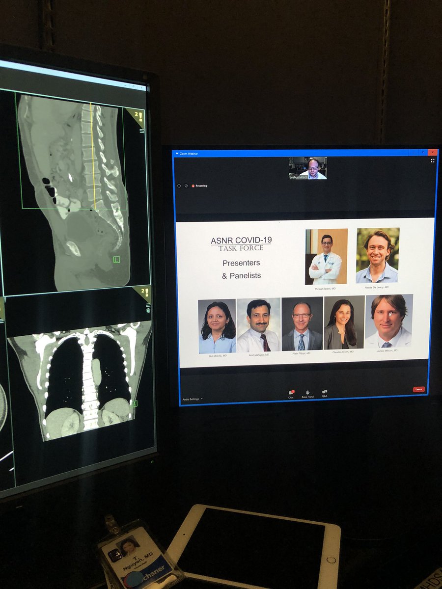 Looking forward to hearing more from the best at #ASNR20
<a href="/JoshuaAHirsch/">Josh Hirsch</a> <a href="/docroc99/">James Milburn MD, FACR, FSNIS, MMM</a> <a href="/rdeleacymd/">Reade De Leacy MD</a> <a href="/TheASNR/">The American Society of Neuroradiology</a>