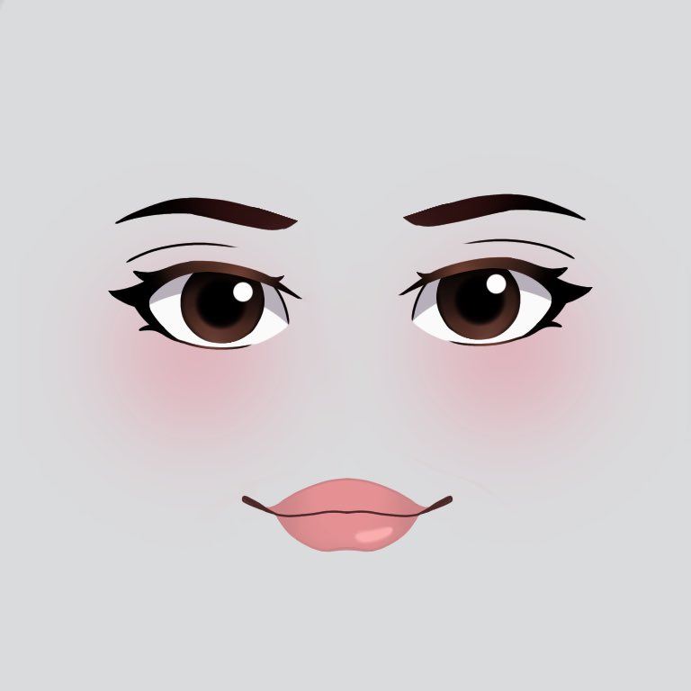 How To Draw The Woman Face In Roblox