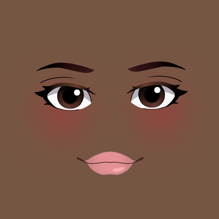 Vampiper On Twitter But Just Like The Original Women Face It Works With Pretty Much All Skin Colours Decal Https T Co Ogep9rscmp - woman face roblox decal