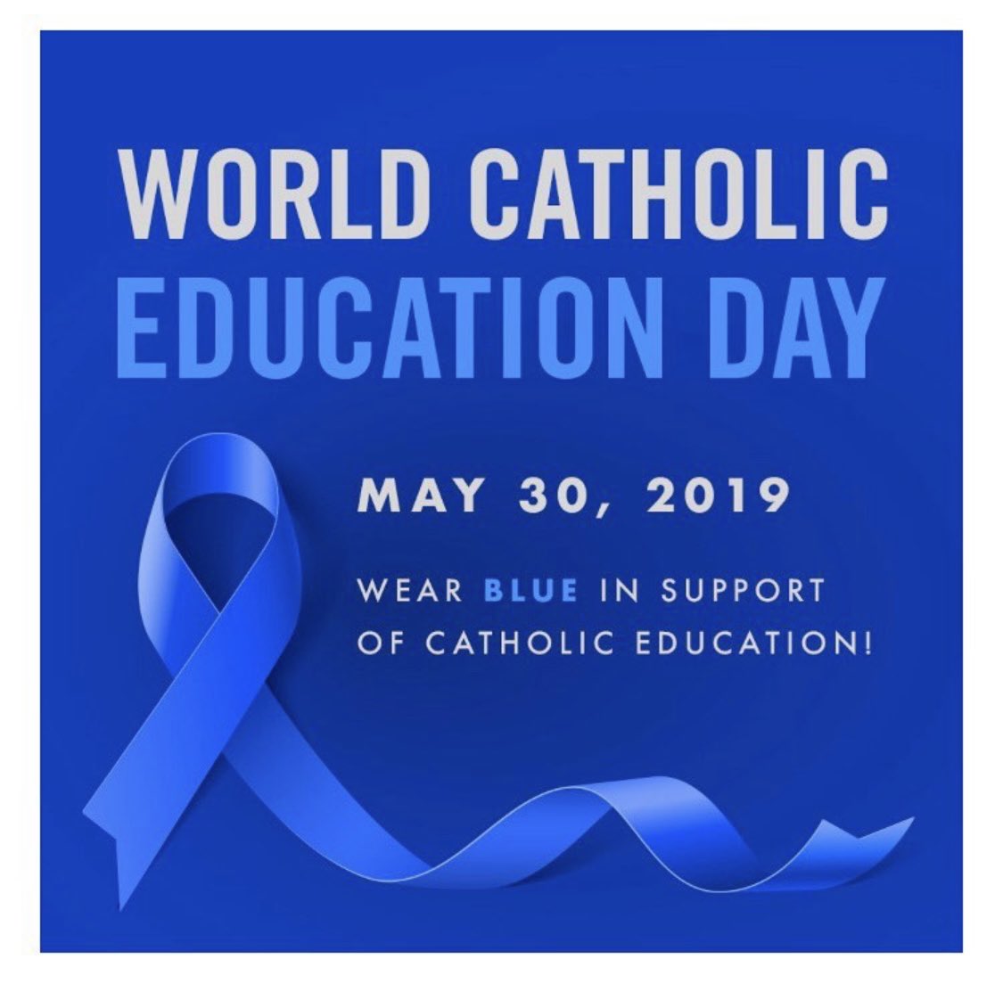 Remember to post your selfies tomorrow