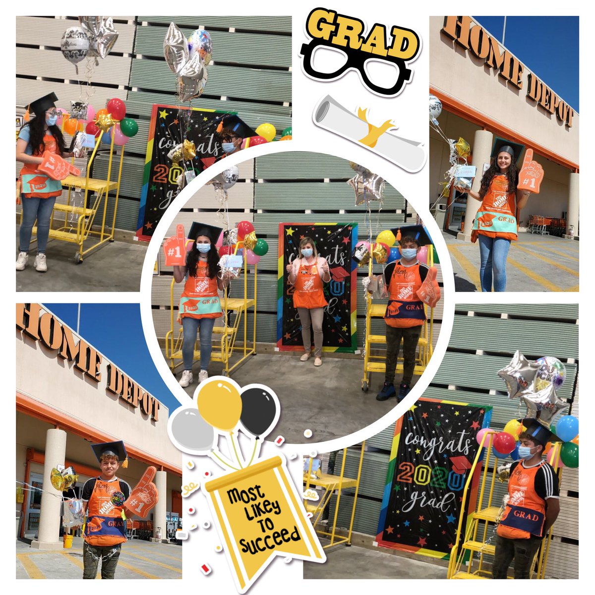 Congratulations 6302 class of 2020. I speak for our entire team when I say we are proud and honored to be mentors to these young adults. Reach for the sky .... know your Home Depot family will always be here. 🎓👏🎉🧡<a href="/CristinaHD6355/">Cristina Trapple (HD6302)</a> @Joelitojr2012 <a href="/ANGELAS48574020/">ANGEL TAVAREZ</a> <a href="/HepburnJulius/">Julius Hepburn</a>