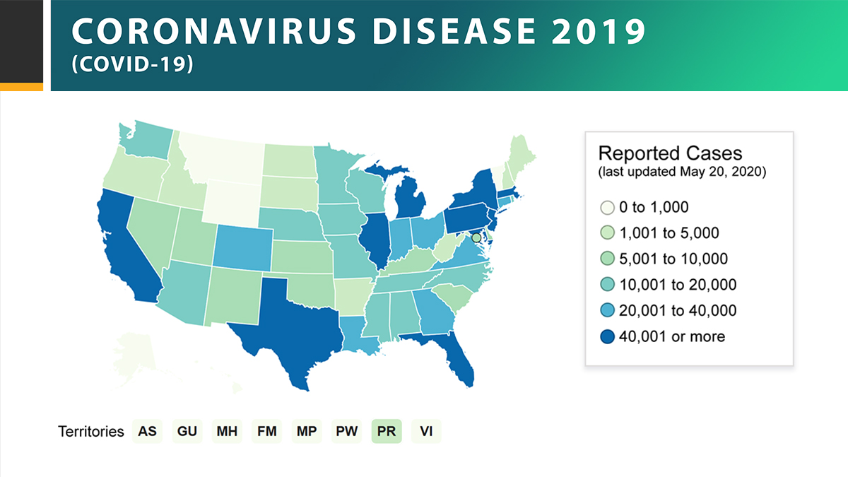 Cdc Coronavirus Map Today