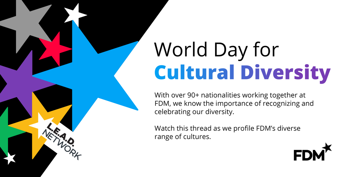 To celebrate World Day for Cultural Diversity, we asked FDMers from around the globe to celebrate their cultures. By bridging the gap between cultures we are better able to understand others and take that important step of creating a kinder, more inclusive environment.