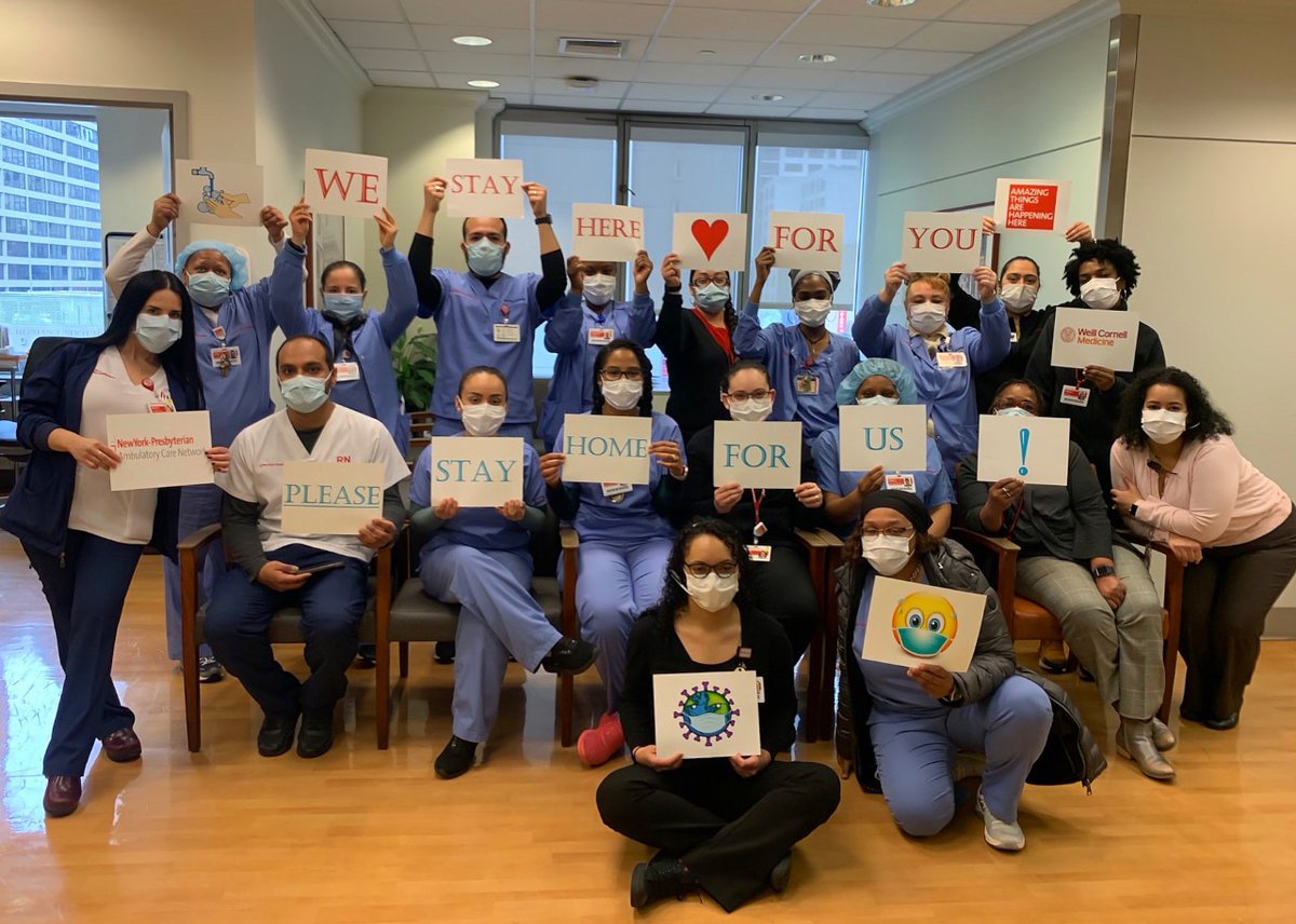 WeillCornell's tweet photo. #WCM's Cough, Cold and Fever Clinic, a multidisciplinary program with @WCMGIM, @WCMEmergency and @WeillCornellRad, was created in response to the pandemic. 

The clinic has treated almost 500 patients with suspected #COVID19, providing 150 on-site chest x-rays.

#TogetherWithWCM https://t.co/vjkTbqQoXa