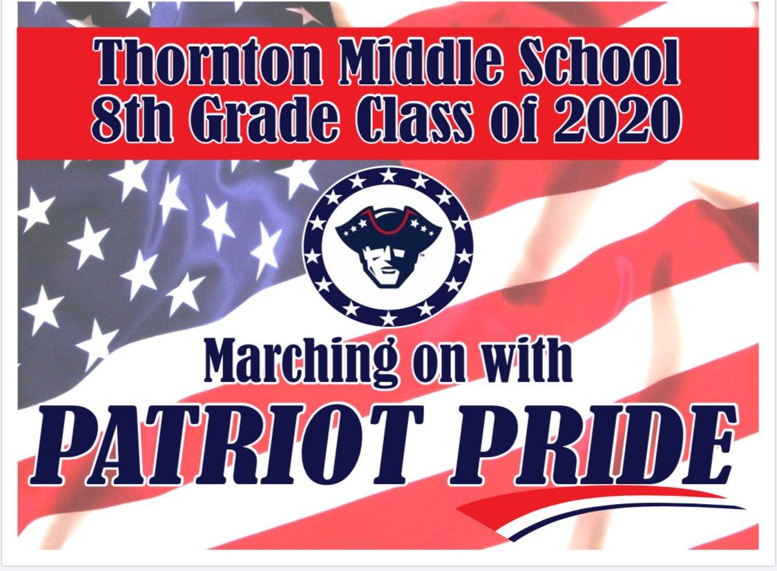 We invite all our <a href="/ThorntonCFISD/">Thornton MS</a> 8th graders to join us in a drive through celebration next Tuesday evening! We miss you, make plans to come.