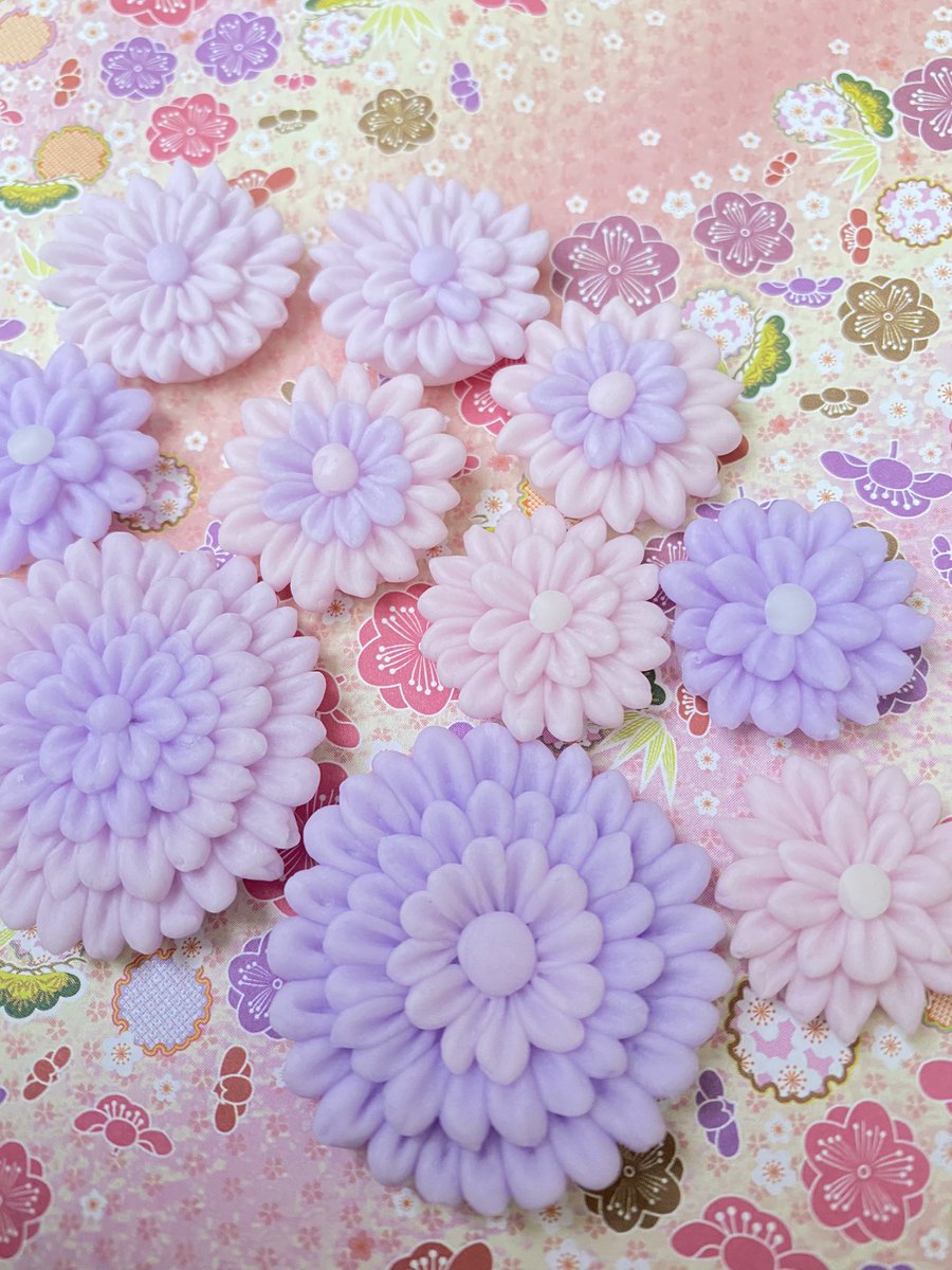 樹脂粘土ピアス