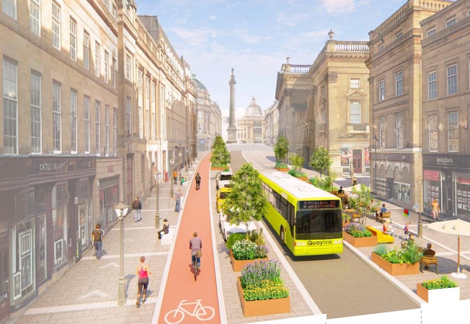 pandemic measures in cities
Newcastle’s plan, a low-cost way of making a “walking and cycling network to connect every school, to every park, to every local shopping center,” 
forbes.com/sites/carltonr…