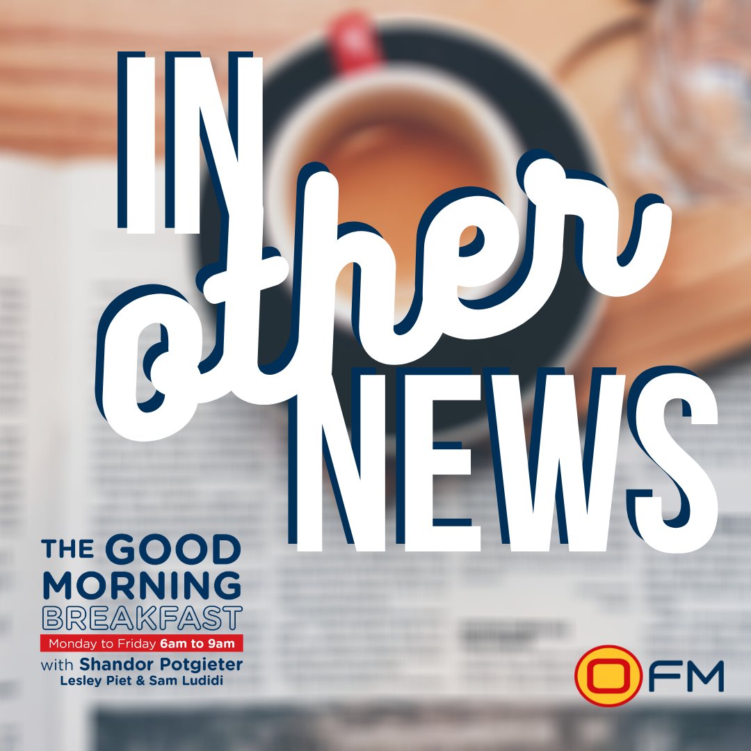 OFMNuus's tweet photo. #InOtherNews

From Artist to serial Entrepreneur @JackParow has a new business idea🕺

Singapore man faces life sentence via Zoom app? Eh?😳

Details at 06h45
#GoodMorningsOFM #OFM #soyl #TheSoundOfYourLife https://t.co/JHaXU6GC4V