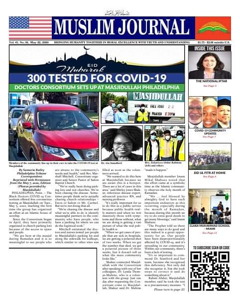 MuslimJournal1's tweet photo. As Salaam Alaikum/Ramadan Mubarak! Vol45/No36 May 22, 2020 #MuslimJournal online now
Month of Ramadan, open access to https://t.co/xMd5CDDfAg #share
Thank you!
#RamadanMubarak #GemsOfRamadan #MuslimJournalNews #MalcolmX #elhajjmalikelshabazz #ImamWDMohammed #MuslimNews #NNPA https://t.co/PC9JaBGluw