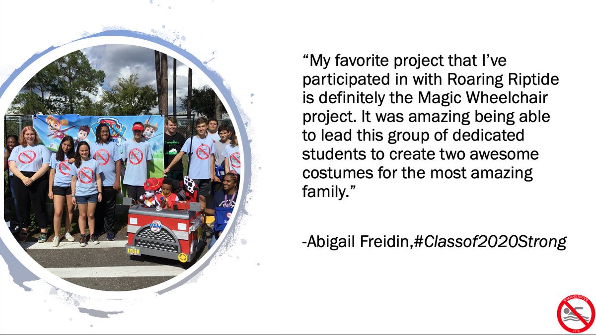FRCRiptide4118's tweet photo. Wonder what Abby's favorite project has been on her high-school #FIRST robotics team, @FRCRiptide4118 ?!?! #nospoilers #readthequote #FIRSTwithAT #TidalWaveofAT #FIRSTInspires #MakeItLoud #atchat #Classof2020Strong #roaringriptide #FSD2020 #FIRSTSigningDay https://t.co/V1LYJ0YlSM