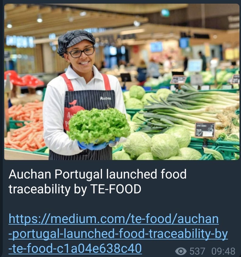 TeFood #tfd $tfd 

Will be very bullish because of covid, traceable goods big announcements  soon be prepared buy on kucoin 

#BTC #Covid_19 #tefood #bitcoin #eth #Ethereum #cryptocurrency #Crypto #retweet #kucoin #AltSeason #cryptoagainstcovid #CryptoNews #cryptotrading #buynow