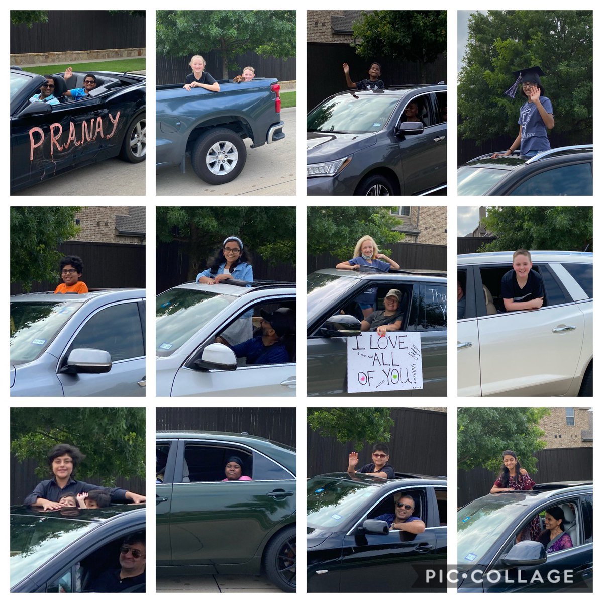 norris5th's tweet photo. 5th Grade Celebration was a reverse “drive by”!!!   Teachers lines the park and cheered on our Graduating 5th graders!  @Norris_Knights @friscoisd #NorrisRocks #ourFISDstory #SocialDistanacing #proudteachers https://t.co/twGef9ia69