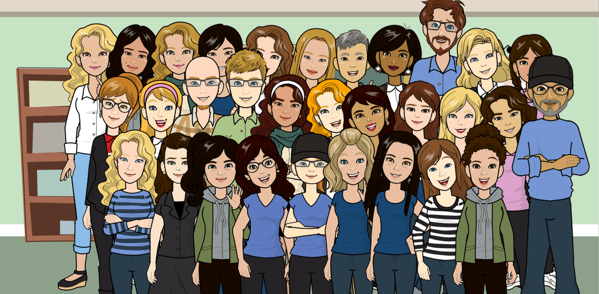 Hey <a href="/AllanAMartinPS/">Allan A. Martin</a> check out our new staff photo using @PixtonEDU.  Can you spot your teachers? #staffphoto #wemissyou