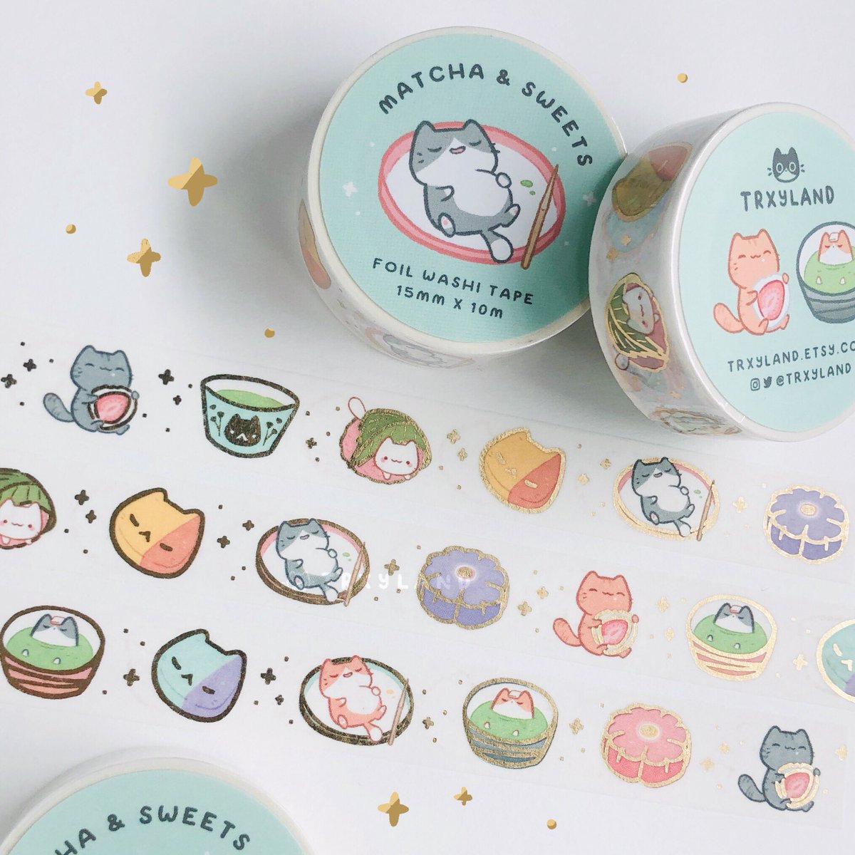 New pins & foil washi coming to my shop on May 23 Sat at 11AM EST!✨ https://t.co/H5lVzOEUkm 