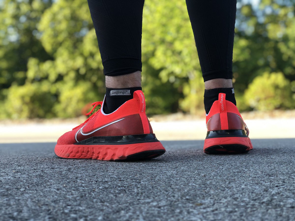Awesome run this morning in the Nike React Infinity Run.