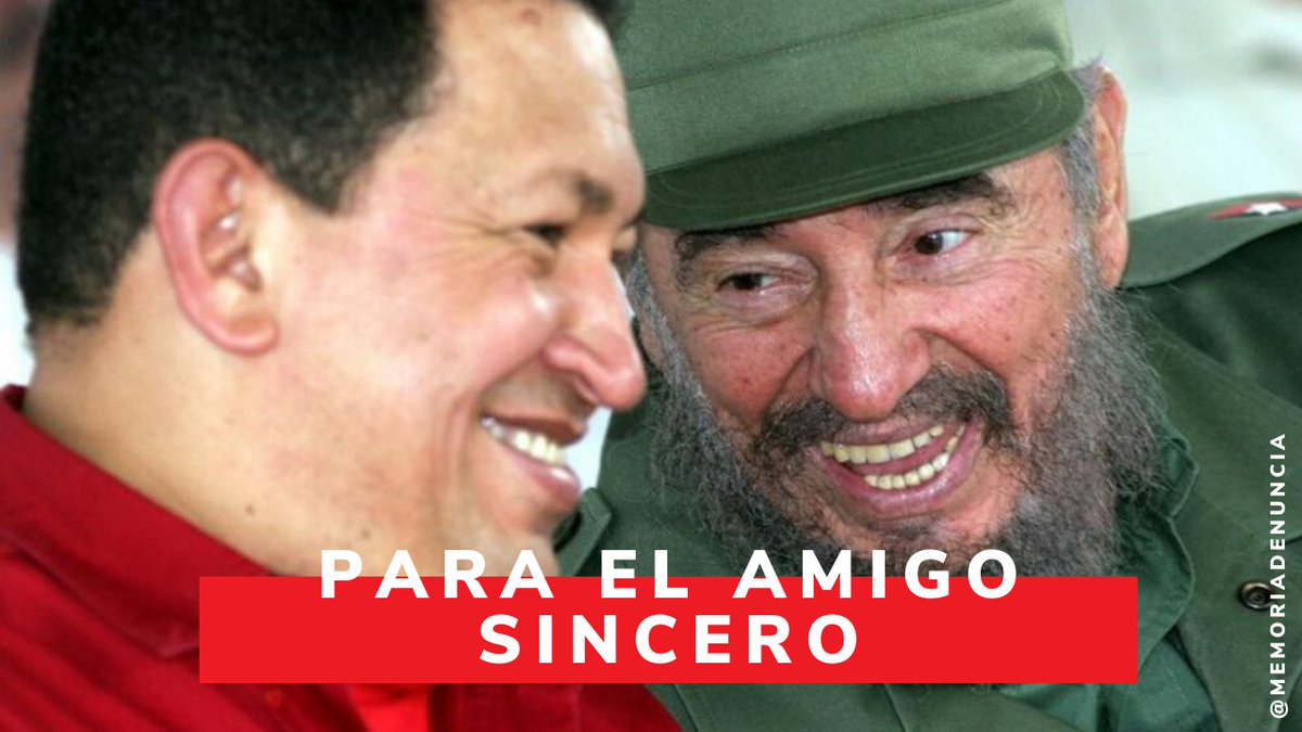MemoriaDenuncia's tweet photo. No se pierda nuestra nueva propuesta en Youtube dedicada a la solidaridad de #Cuba hacia la hermana nación de #Venezuela  en torno a la salud con la presencia de misiones médicas en dicho país, a través del documental "Para el amigo sincero"  ➡️
https://t.co/bmZi1QIVrP https://t.co/fm3RGwlYEP