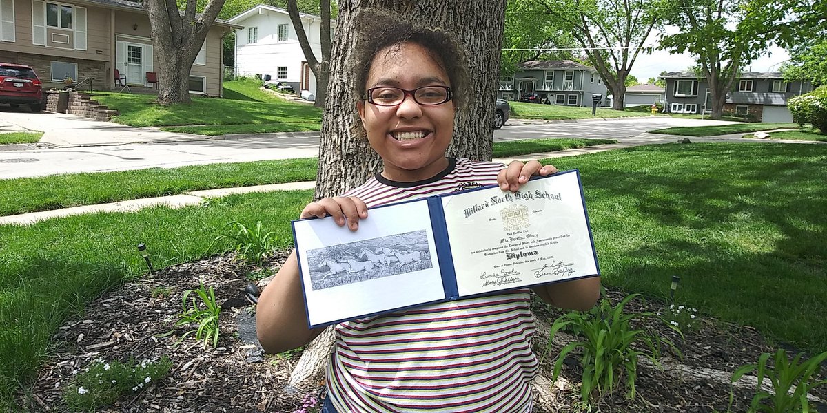 Got my diploma and yearbook today! It's been a great 4 years Millard North!