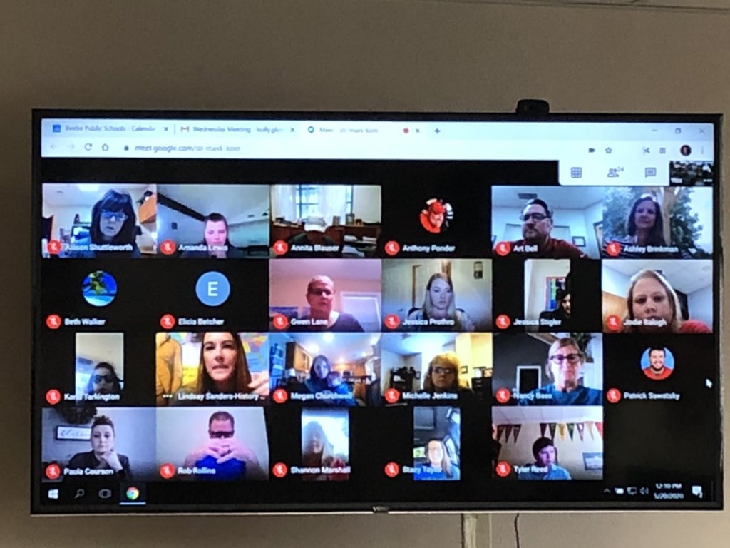 SuptChrisNail's tweet photo. Thanks to the principals, assistant principals, teachers, and district level administrators for meeting today about academic plans next year @Beebe_Schools. Lots of work to do but a great group to help our students be successful. #BPRD https://t.co/dl4dOCtRQt