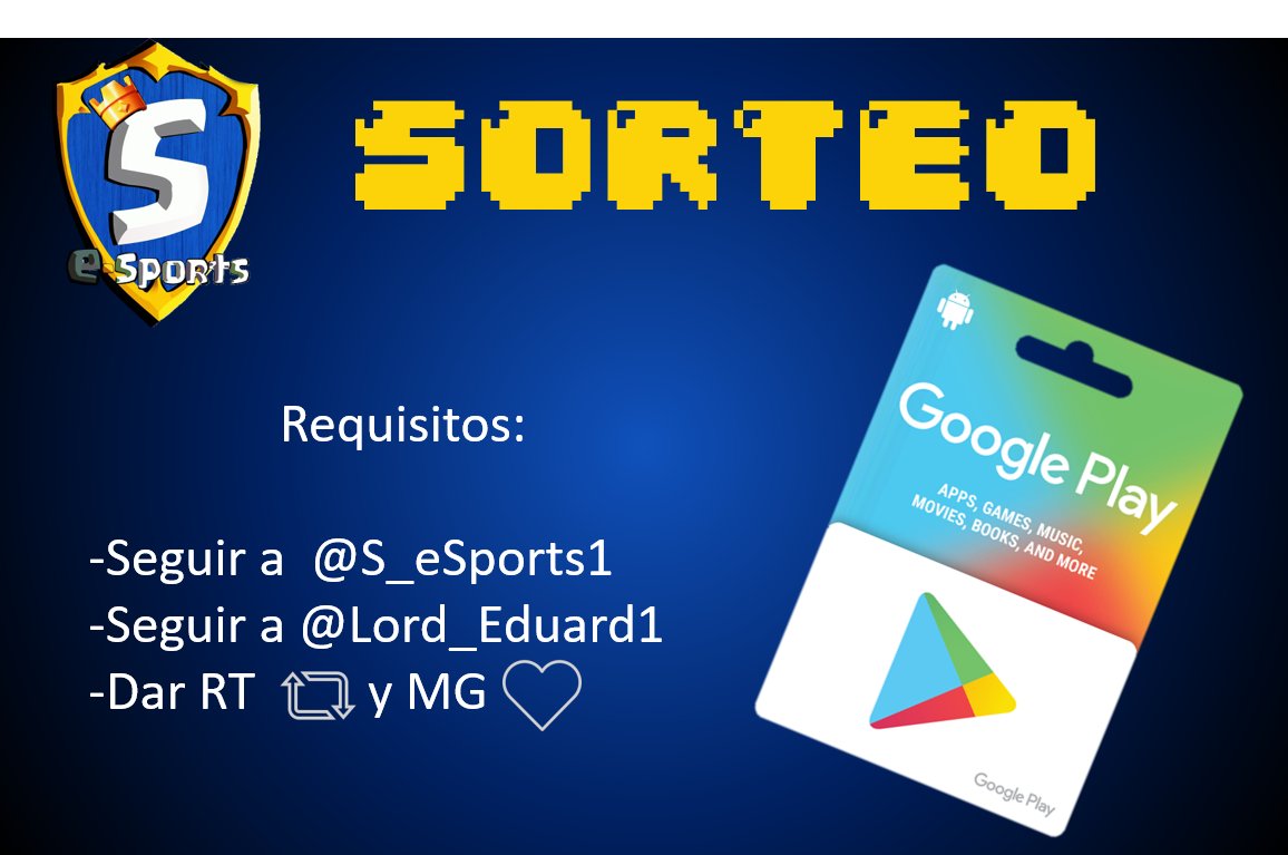 SORTEO

5$ USD

Requisitos:

-Seguirnos 
-Seguir a <a href="/Lord_Eduard1/">Eduardo Sánchez</a> 
-Dar RT y MG a este tweet

Cierra 27/may/20