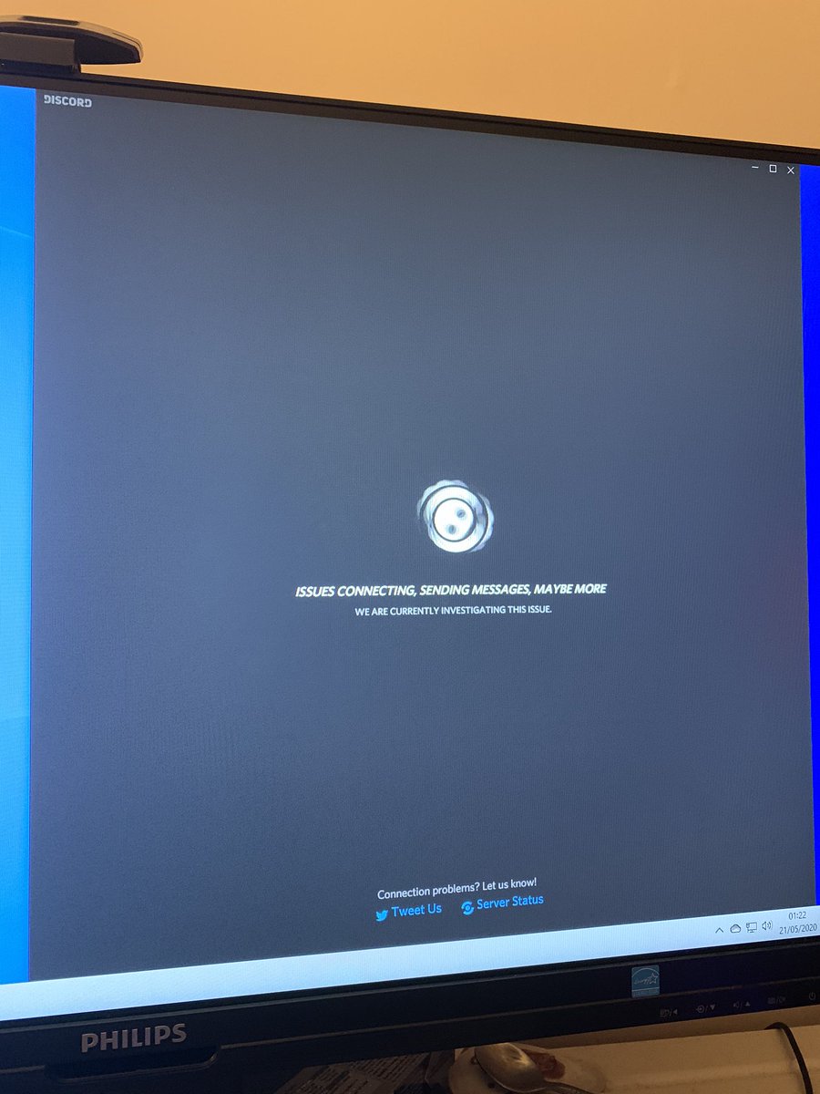 LegoNarwhal's tweet photo. That’s okay @discord I didn’t want to talk to my friends anyways :’( https://t.co/jxAoFdwrR8