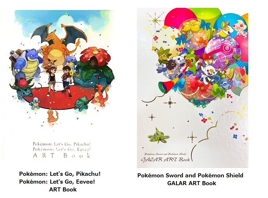 Pokemon Sword and Pokemon Shield GALAR ART Book Illustration