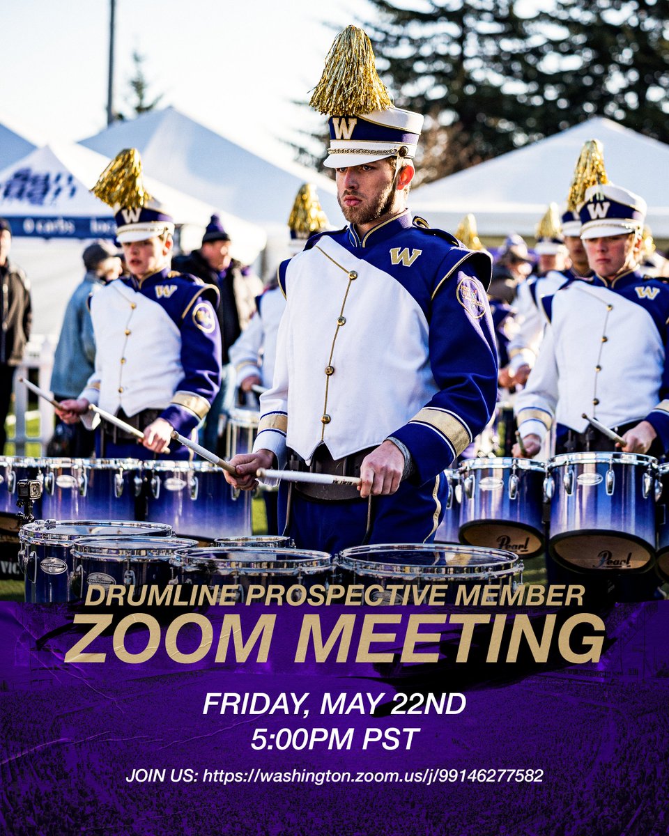 huskyband's tweet photo. Join us to learn more about our program, the audition process, housing during pre-school drills and more from Dr. McDavid and our staff! We will end each call with a Q&amp;A.
 
Drumline - https://t.co/aPXx1otfbb 

Winds - https://t.co/D61xRUFp5D https://t.co/Fpb3ZRsQZQ