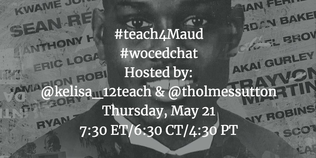 Tomorrow evening! Be there! 
#wocedchat #teach4maud #RunWithMaud @kelisa_l2teach @tholmessutton @CollinsNBCT @ValeriaBrownEdu @Teachers_Lead @JaniceWyattRoss @bienbct @EduColorMVMT @edu_post