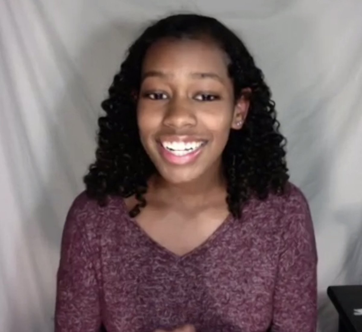 pattonamyj's tweet photo. Afiya Ward expressing how amazing it is to be at the intersection of what she is good at and what she is passionate about. #MNAiCLightTheWorld2020 
@MinnesotaAiC #GirlsinTech #ITinMN 👏 https://t.co/7JDBcaYdlY