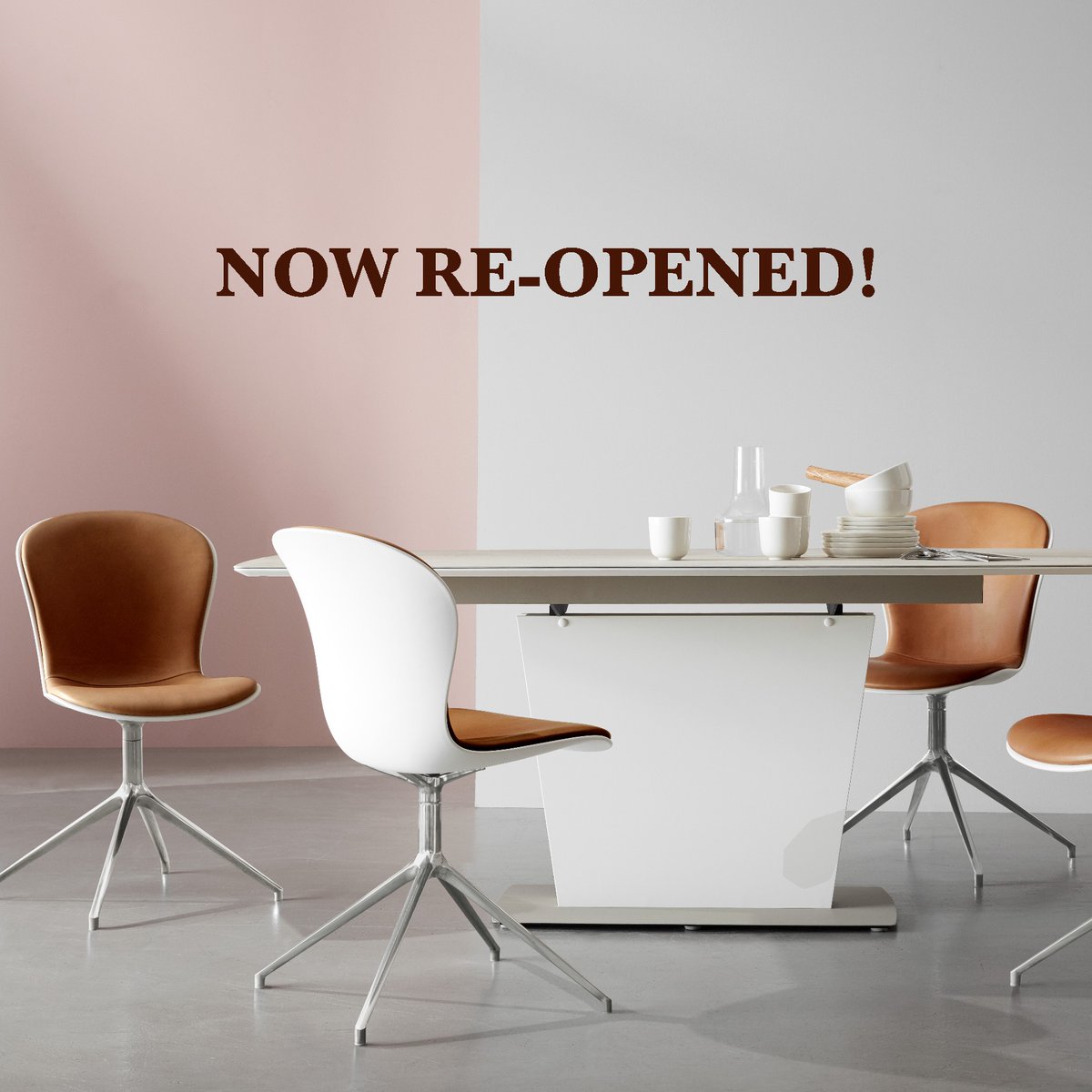 BoConceptSF_SJ's tweet photo. We’re thrilled to announce that we’re slowly re-opening! Book your own in-store appointment today: 
https://t.co/QbNXqePPH6 https://t.co/lLZRFHmjeX